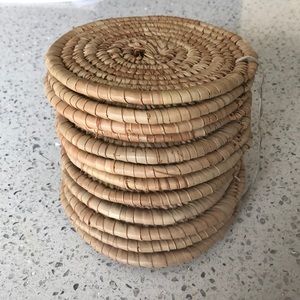 Handmade African bamboo Coasters, made in Nigeria